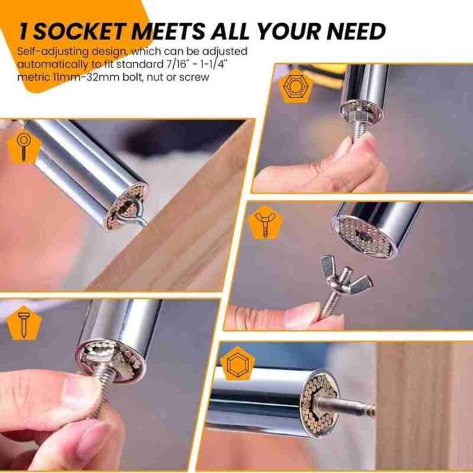 Miniatura 2 de Llave de trinquete universal con enchufe